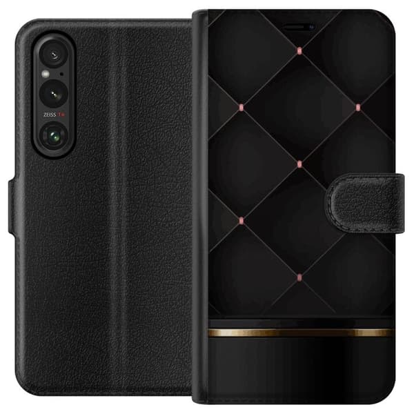 Lommeboketui til Sony Xperia 1 V med Luksuslinje motiv