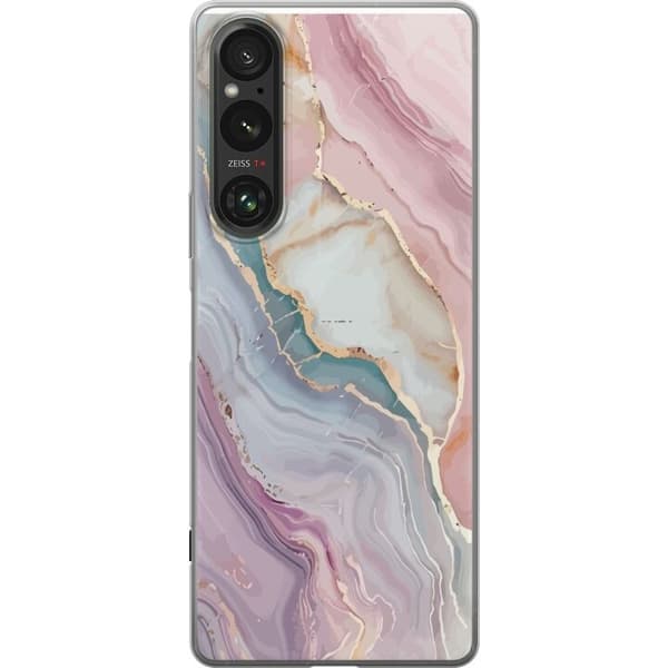Mobildeksel til Sony Xperia 1 V med Marmor motiv