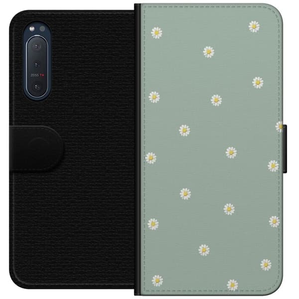 Lompakkokotelo Sony Xperia 5 II-laitteelle, jossa on Papinkello kuvio