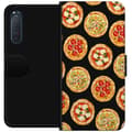 Miniatyrbillede 1 af 4: Tegnebogsetui til Sony Xperia 5 II med Pizza motiv