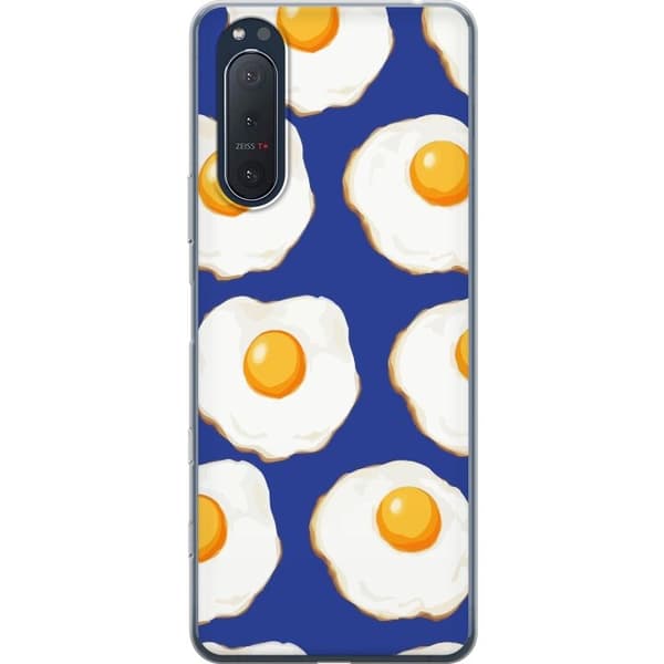 Kännykkäkuori Sony Xperia 5 II-laitteelle, jossa on Paistetut munat kuvio