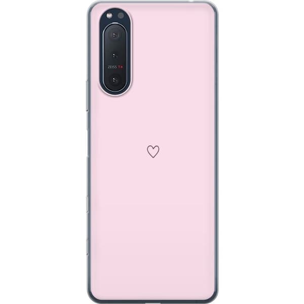 Mobilcover til Sony Xperia 5 II med Hjerte motiv