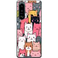 Pikkukuva 1 / 2: Kännykkäkuori Sony Xperia 5 III-laitteelle, jossa on Kissan kuviointi kuvio