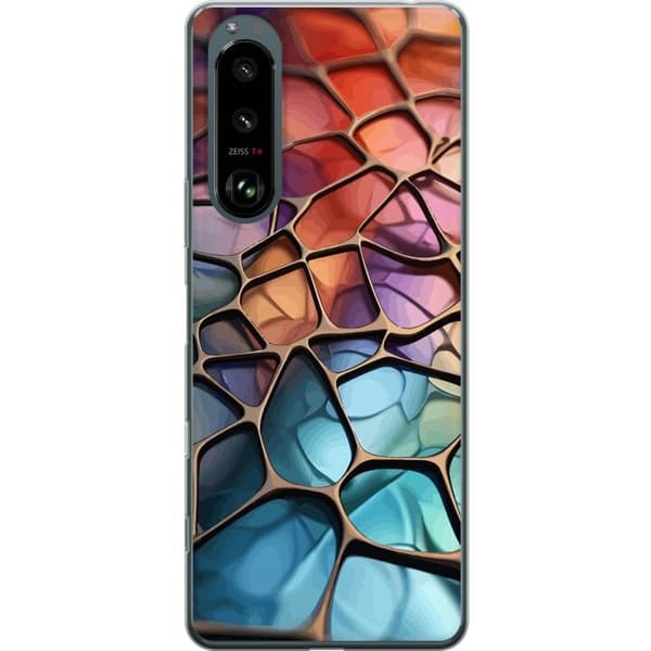 Kännykkäkuori Sony Xperia 5 III-laitteelle, jossa on Metallikuviointi kuvio