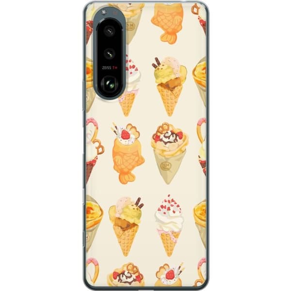 Kännykkäkuori Sony Xperia 5 III-laitteelle, jossa on Lasinen kuvio