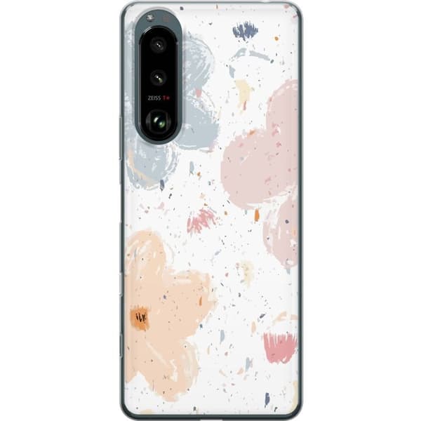 Kännykkäkuori Sony Xperia 5 III-laitteelle, jossa on Kukat kuvio