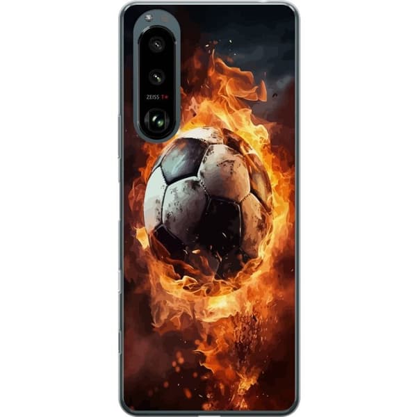 Mobilcover til Sony Xperia 5 III med Fodbold motiv