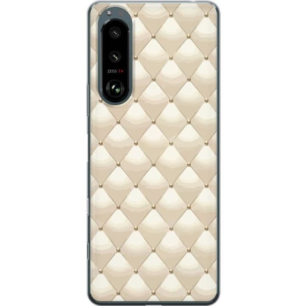 Kännykkäkuori Sony Xperia 5 III-laitteelle, jossa on Kultakiilto kuvio