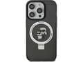 Miniatyrbild 2 av 2: Karl Lagerfeld Karl Lagerfeld KLHMN61HMRSKCK iPhone 11 / Xr 6.1" czarny/black hardcase Ring Stand Karl&Choupettte MagSafe