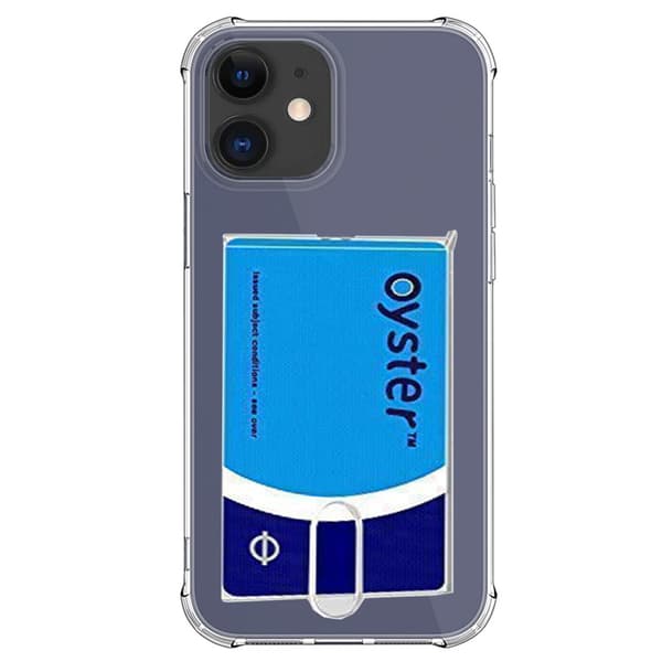 iPhone 12 - Skyddande Floveme Skal med Korthållare