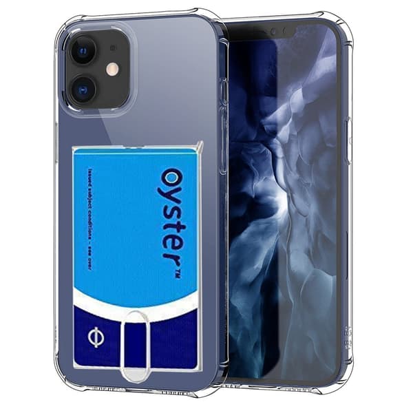 iPhone 12 - Skyddande Floveme Skal med Korthållare