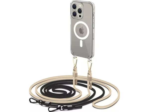 Tech-Protect Tech-Protect Flexair Chain Magsafe do iPhone 15 Pro czarno-beżowy