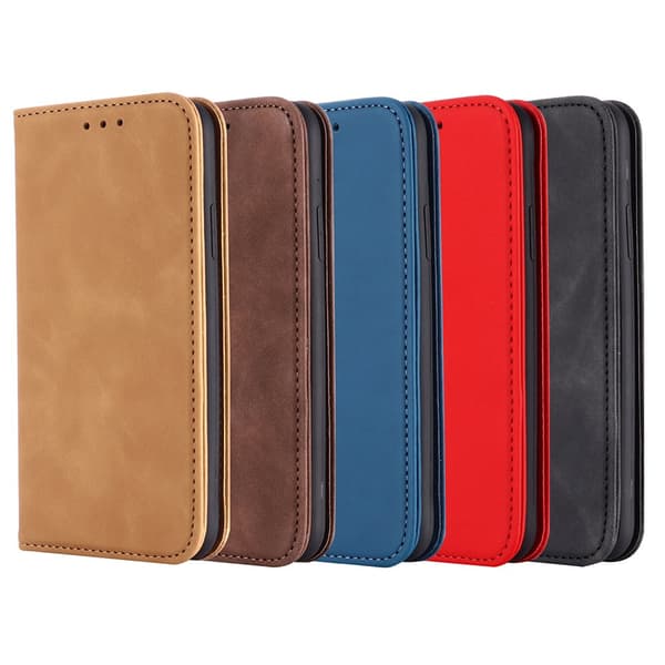 iPhone 12 Pro Max - Praktiskt Stilsäkert Plånboksfodral