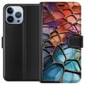 Miniatyrbilde 1 av 4: Lommeboketui til Apple iPhone 13 Pro Max med Metalliskt mønster motiv