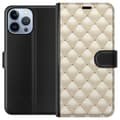 Miniatyrbillede 1 af 4: Tegnebogsetui til Apple iPhone 13 Pro Max med Guldglans motiv