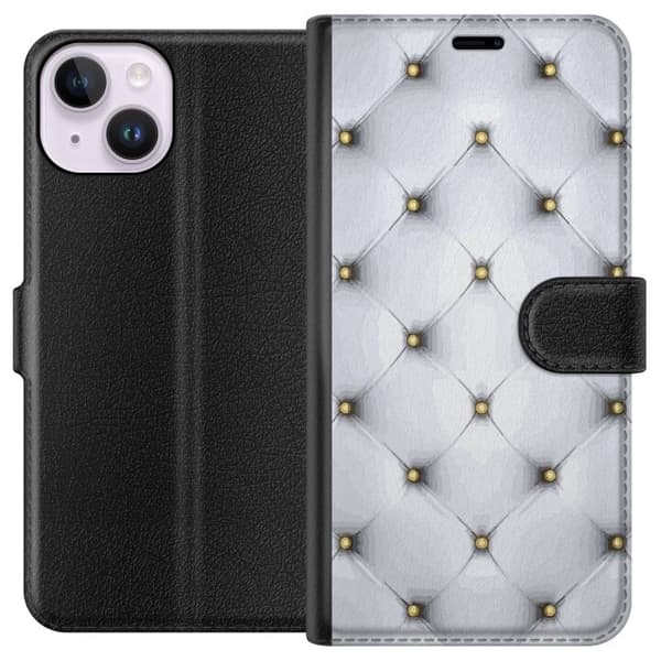 Tegnebogsetui til Apple iPhone 14 med Luksuriøst motiv