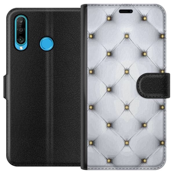 Tegnebogsetui til Huawei P30 lite med Luksuriøst motiv