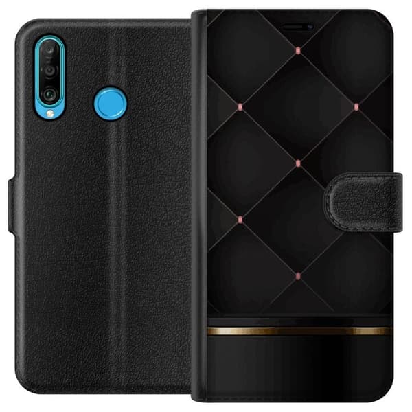 Lommeboketui til Huawei P30 lite med Luksuslinje motiv