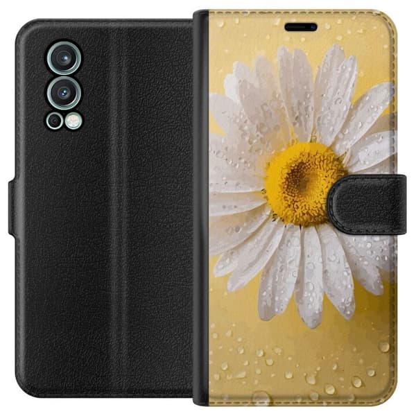 Lommeboketui til OnePlus Nord 2 5G med Porselensblomst motiv