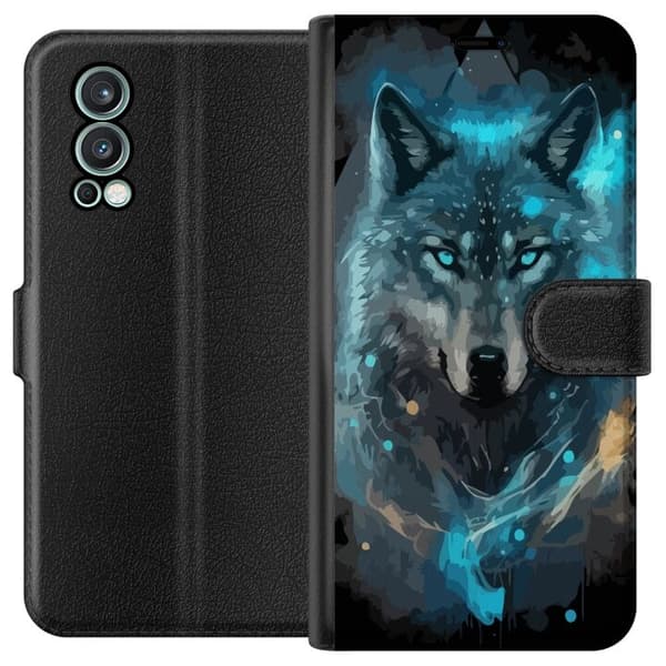 Lommeboketui til OnePlus Nord 2 5G med Ulve motiv