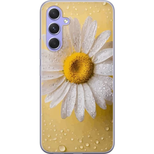 Mobildeksel til Samsung Galaxy A54 med Porselensblomst motiv