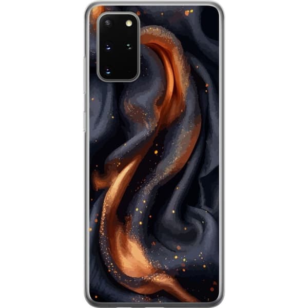 Mobildeksel til Samsung Galaxy S20+ med Brennende silke motiv