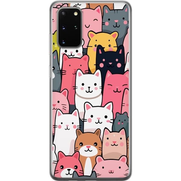 Mobilcover til Samsung Galaxy S20+ med Katte mønster motiv