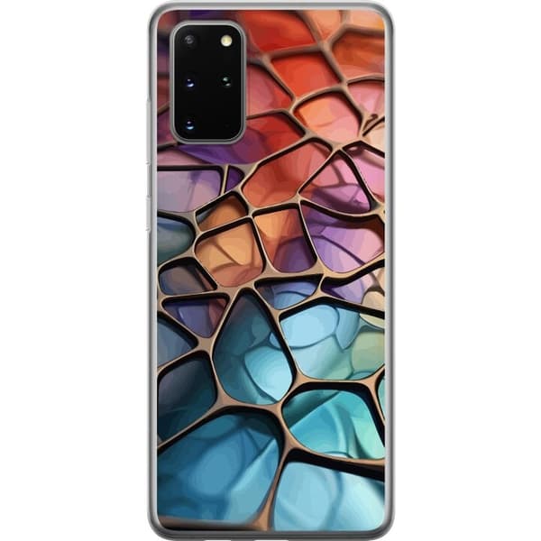 Mobilskal till Samsung Galaxy S20+ med Metalliskt mönster motiv