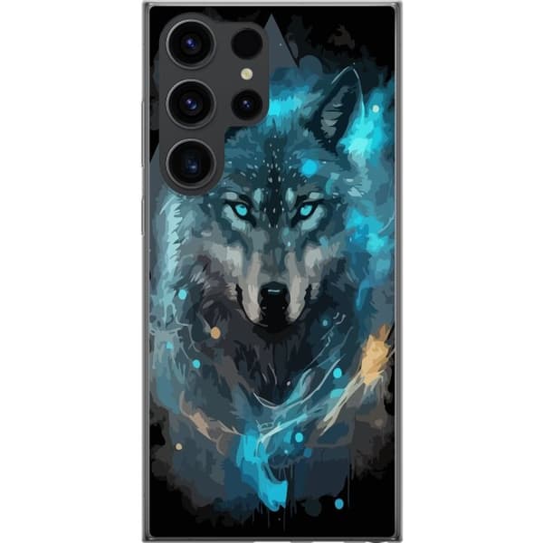 Mobilskal till Samsung Galaxy S24 Ultra med Varg motiv