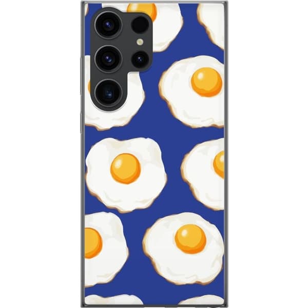 Mobilskal till Samsung Galaxy S24 Ultra med Stekta ägg motiv