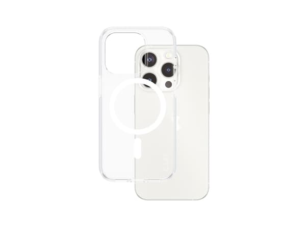 PanzerGlass CARE by ® Flagship Case Transparent Urban Combat w. White MagSafe iPhone 15 Pro, Cover, Apple, Apple - iPhone 15 Pro, 15.5 cm (6.12"), Tr