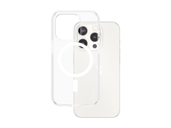 PanzerGlass CARE by ® Flagship Case Transparent Urban Combat w. White MagSafe iPhone 15 Pro, Cover, Apple, Apple - iPhone 15 Pro, 15.5 cm (6.12"), Tr