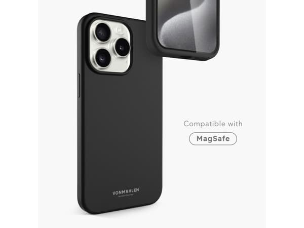 Vonmählen MSC00001, Cover, Apple, iPhone 15 Pro, 15.5 cm (6.1"), Black