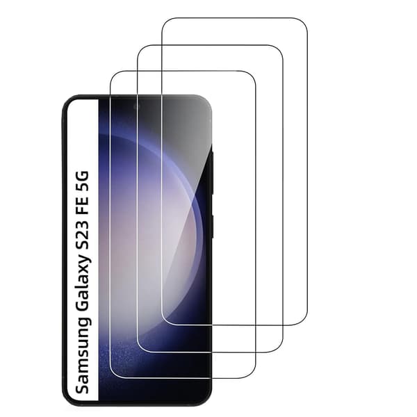 3-PACK Samsung galaxy S23FE Skärmskydd i Härdat glas