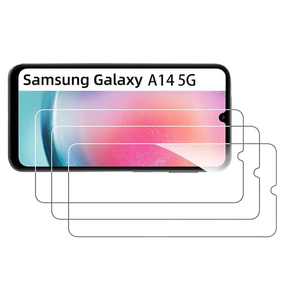 2-PACK Samsung galaxy A14 5G Skärmskydd i Härdat glas