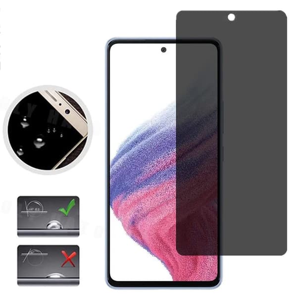 3-PACK Samsung Galaxy S23 FE Skärmskydd Anti-Spy HD 0,3mm