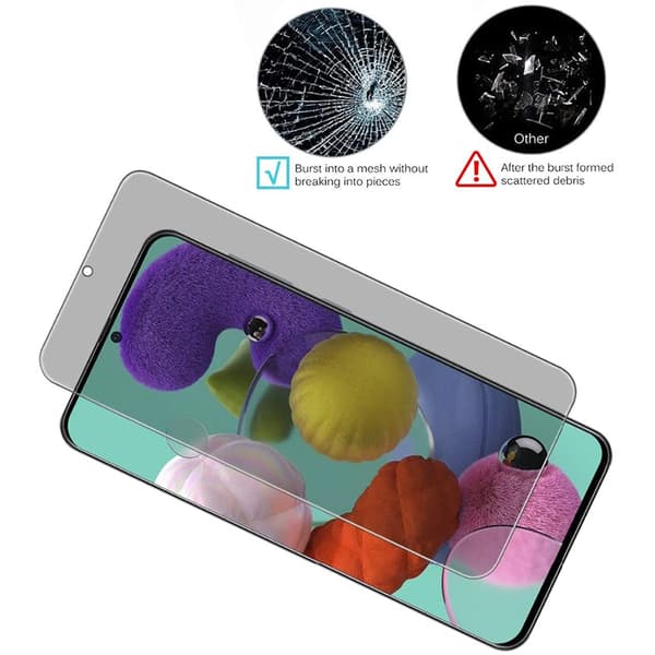 3-PACK Samsung Galaxy S23 FE Skärmskydd Anti-Spy HD 0,3mm