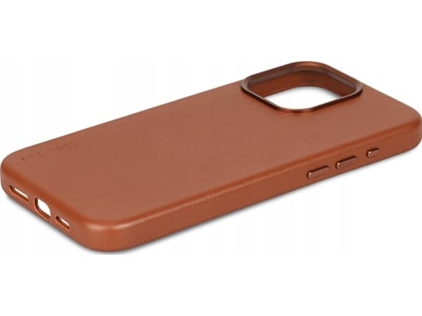 Decoded Etui Decoded Leather Case skórzane z MagSafe do iPhone 15 Pro - brązowe