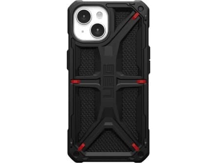 Urban Armor Gear 114289113940, Suojus, Apple, iPhone 15 Case, 15,5 cm (6.1"), Musta, Punainen