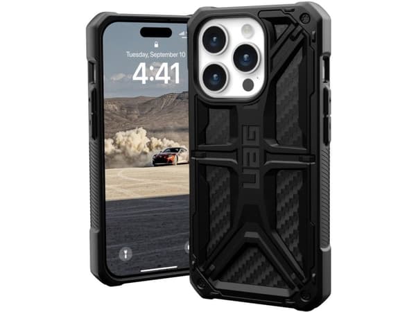 Urban Armor Gear 114278114242, Suojus, Apple, iPhone 15 Pro, 15,5 cm (6.1"), Hiili