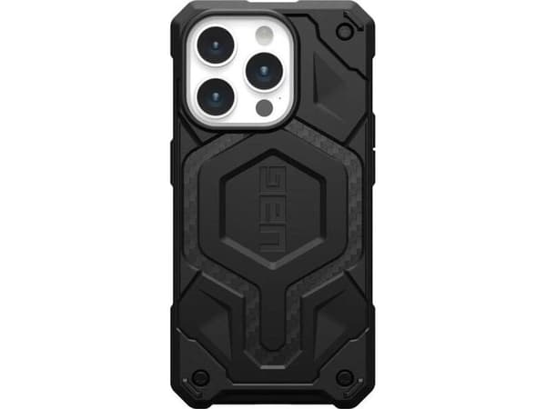 Urban Armor Gear 114222114242, Suojus, Apple, iPhone 15 Pro Max, 17 cm (6.7"), Hiili