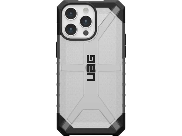 Urban Armor Gear Plasma, Suojus, Apple, iPhone 15 Pro, 15,5 cm (6.1"), Musta, Läpinäkyvä