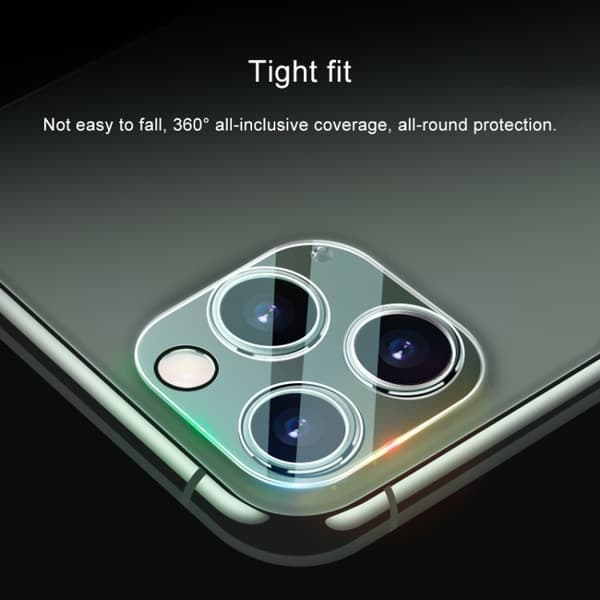 3-Pack Linsskydd i Härdat Glas För IPhone 12 Mini - Transparent