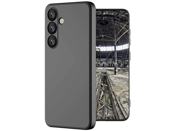 JT Berlin BackCase Pankow Soft Mobiltelefon backcover Samsung Galaxy S24 Sort Stødsikker 11054