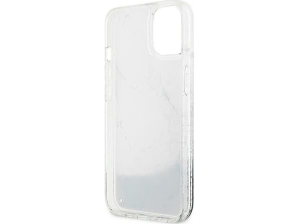 Guess Etui Guess GUHCP14SLCSGSGH Apple iPhone 14 biały/white hardcase Liquid Glitter Marble