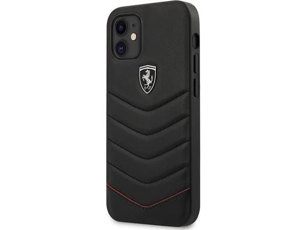Ferrari Ferrari FEHQUHCP12SBK iPhone 12 mini 5,4" czarny/black hardcase Off Track Quilted