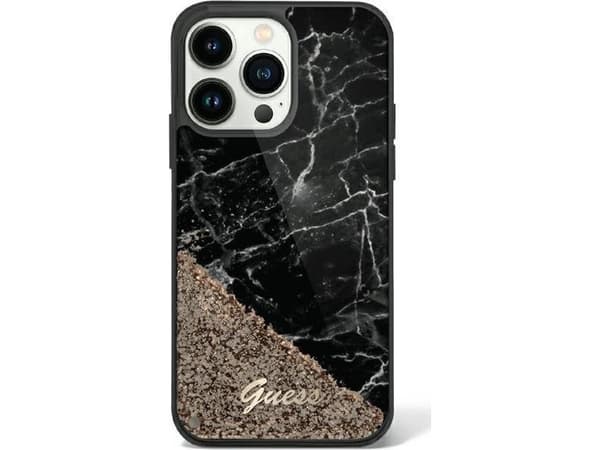 Guess Etui Guess GUHCP14XLCSGSGK Apple iPhone 14 Pro Max czarny/black hardcase Liquid Glitter Marble