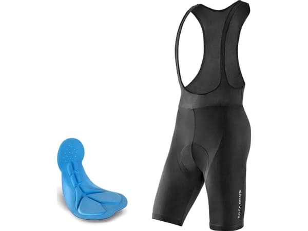 Rockbros RK2002XL kort smekkeshorts med XL-innlegg - sort