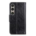 Miniatyrbilde 6 av 6: Til Sony Xperia 1 VI Lommebok-deksel Teksturert Split - Svart