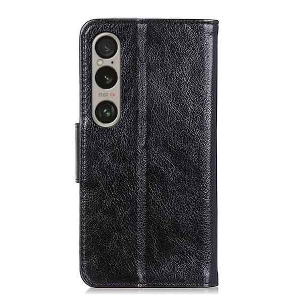 Til Sony Xperia 1 VI Lommebok-deksel Teksturert Split - Svart